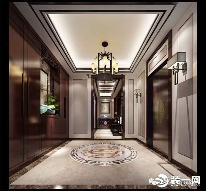 龙发精品案例 中海凤凰熙岸500平新中式风格别墅设计